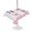 Pink, White, Green, variant on Outdoor Tablecloth with Umbrella Hole for Patio/Picnic/Party/Camping, Farmhouse HOME Waterproof Table Cloth Rectangle Table Cover Washable, Rustic Tulip Pink White Plaid Wooden (52"x 70")