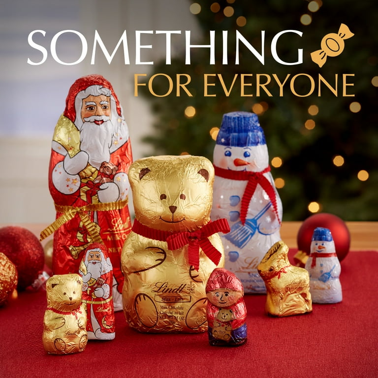 サンタ Lindt Christmas Mini Sleigh Swiss Milk Chocolate Candy, 1.7 oz., 5