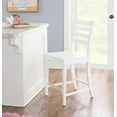 thumbnail image 5 of Linon Holdrege 22" High Back Counter Stools, Set of 2, White, 5 of 16