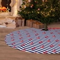 thumbnail image 6 of Sikiie Anchors 30-48 inches {designName} Print Christmas Tree Skirt Snowman Xmas Tree Skirt with Edge Christmas Decorations for Holiday Party48", 6 of 7
