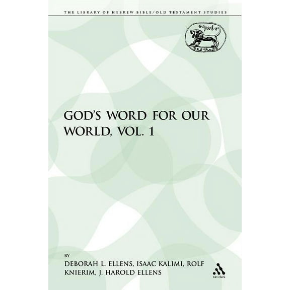Library of Hebrew Bible/Old Testament St God's Word for Our World, Vol. 1, Book 388, (Paperback)