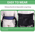 thumbnail image 6 of Wheelchair Belt,Anti-slip Belt,Wheelchair Seat Belt Lap Strap with Buckle for Elderly & Children,Breathable Mesh,Reinforcement Buckle, 6 of 6