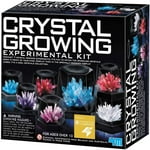 4M 7 Crystal Growing Science Experimental Kit with Display Cases - Easy DIY STEM Toy Lab Experiment Specimens, Educational Gift for Kids, Teens, Boys & Girls