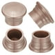 thumbnail image 4 of Extremos de varilla de cortina Uxcell, 6Pcs tapa de cabeza de riel de cortina de plástico, se adapta a varillas de 26-28mm, oro rosa, 4 of 6
