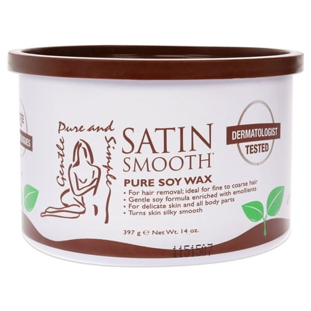 Satin Smooth Natural Pure and Simple Wax ( Pure Soy - 14 oz)