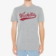 thumbnail image 2 of UGP Campus Apparel Wichita City Baseball Script Basic Cotton T-Shirt - 2X-Large - Sport Grey, 2 of 6