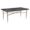 thumbnail image 5 of ZUO Nida Dining Table Black & Bronze, 5 of 7