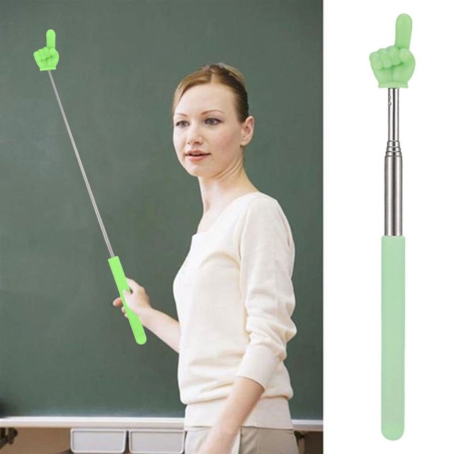 AKEGAMN Clearance! Retractable Teacher Pointers 2025 Extendable Hand Pointer For Classroom Kids Reading Cute Pointing Finger Stick Teach For Kindergarten Student Teacher Exquisite and Compact Design