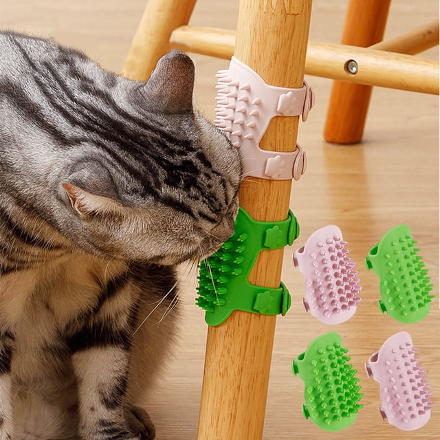 Xihbxyly Peine para Mascotas, 3 En 1, para Aliviar La Picazón, Masaje Suave, Cuidado y Limpieza para Perros y Gatos, Dientes Suaves, Ajustable, Juego de 2, Apto para Todos Los Tamaños de Mascotas, 16