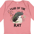 thumbnail image 4 of Inktastic Chinese Zodiac Year of The Rat Boys or Girls Long Sleeve Baby Bodysuit, 4 of 5