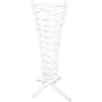 Adjustable Corset Back Kit Satin Corset Back Kit Wedding Dress Zipper Replacement Fit Corset Kit Loops White Lace-up Back Kit for Formal Prom Dress Strap DIY