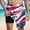 Blue#4, variant on Xuniizn Independence Day Mens Shorts Summer Comfy American Flag Print Swim Shorts Quick Dry 4th of July Beach Holiday Casual Shorts