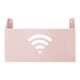 thumbnail image 1 of Caja de almacenamiento para soporte de enrutador, organizador de revistas con Control remoto montado en la pared, estante de cable de plástico Almacenamiento y organización del hogar Rosado Bewildely HA002935-03, 1 of 1
