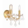 thumbnail image 2 of 4452-GA-CL-MWP Crystorama Lighting Filmore - Two Light Wall Sconce in Classic Style - 10.5 Inches Wide by 12.5 Inches High-Antique Gold Finish-Hand, 2 of 10