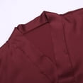 thumbnail image 4 of WILLBEST Asian Dressing Women's Nightgown Comfortable Pajamas Solid Color Lace Nightgown Slit Suspender Dress Lace Up Outer Robe Home Clothes Set, 4 of 7