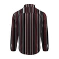 thumbnail image 3 of Trikvn Men's Long Sleeve Button Down Shirts Regular Fit Vertical Striped Casual Dress Tops Lightweight Breathable Collared Shirt for Business Work Office Everyday Wear, 3 of 5