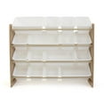 thumbnail image 4 of Humble Crew Tot Tutors SuperSized Toy Storage Organizer with 16 Storage Bins, Grey, 4 of 5