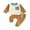 Khaki, variant on ZAXARRA Baby Boy Clothes Color Block Crewneck Sweatshirt and Elastic Pants Set for Toddler Fall Clothes 2 Piece Outfits