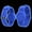 Glow Blue, variant on YUNOVA IPX8 Waterproof Kids AirTag Bracelet, Adjustable Silicone Hidden Wristband Holder, Compatible with Apple AirTag, Anti-Lost Safety Band for Children Toddlers