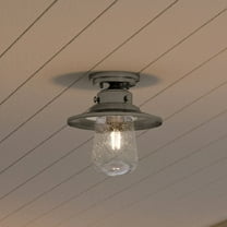 Luxury Coastal Ceiling Light, 10H x 9W, with Industrial Style, Stainless Steel, UHP1325 by Urban Ambiance