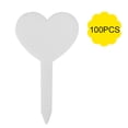 thumbnail image 2 of LYUMO 100PCS Colors Gardening Label Heart-shape Plant Label PVC Material Waterproof Durable, Label, 2 of 8