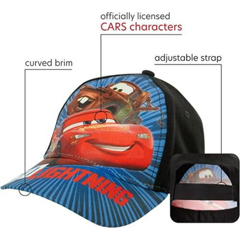  Disney Toddler Boys Rust eze Lightning McQueen Cars Baseball Cap  - Age 4-7: Clothing, Shoes & Jewelry