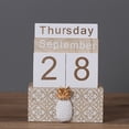thumbnail image 3 of Calendario Creativo Elegante de para El Adorno l Dormitorio para hogar Del perfecl Calendario perpetuo, 3 of 7