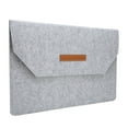 thumbnail image 3 of Felt Tablet Sleeve Bag, Layered Storage Large Capacity Soft Inner Tablet Felt Bag  For Travelling, 3 of 8