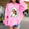 thumbnail image 2 of Mercatoo Halloween Ghos𝐭 Hoodies Oversized Sweatshirts for Boys Girls Long Sleeve Cotton Pullover Shirts Fall Winter Clothes, 2 of 7
