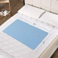 thumbnail image 6 of Springspirit Incontinence Washable Bed Pads, Reusable Waterproof Bed Underpads with Non-Slip Back for Elderly, Kids, Women or Pets, 34" x 52", Blue, 6 of 6