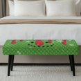 thumbnail image 5 of XYZCANDO Machine Washable Dining Bench Covers for Bedroom Living Room, Polyester Spandex Stretch Bench Seat Cover with Scratch Resistant, 5 of 9