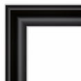thumbnail image 5 of Amanti Art Harvard Walnut Beveled Wood Wall Mirror 24.5 x 24.5 in., 5 of 5