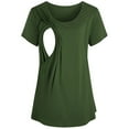 thumbnail image 2 of asdoklhq Maternity Clothes for Women,Women Maternity Nursing Breastfeeding Pregnant Shirt Top Blouse, 2 of 6