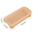 thumbnail image 3 of Dadiaei Transparent Frosted Stationery Box Storage Pencil Case Double-layer Pencil Case Multifunctional Stationery Plastic Pencil Case(8.66x3.94In), 3 of 8
