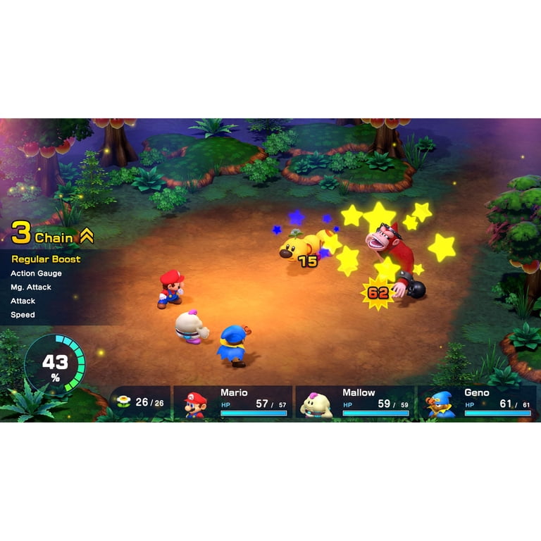 Nintendo Switch 本体 + Super Mario RPG Nintendo OLED Switch w/ Neon Red & Blue Joy-Con, Super Mario RPG