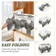 thumbnail image 2 of Yayeee Collapsible Cube Storage Bin with Lid Fabric Closet Decorative Basket with Handles, Gray Hexagons, 2 of 7