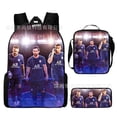 thumbnail image 5 of Conjunto de mochila infantil de 3 piezas con diseños de jugadores de fútbol para el colegio., 5 of 5