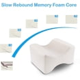 thumbnail image 4 of nipocaio Orthopedic Knee Pillow Memory Foam Suitable For Side Sleepers Relief Of Hip, Back And Knees, 4 of 4