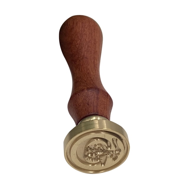 WHEANG Décoration Intérieure Sceau Laqué Feu Lettre Anglaise Rétro Cuivre Couvre-Chefs Sceau Cire Sceau de Compte à Main et Chapitre Cuivre Tête Bronze Taille Unique Multicolore