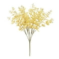 thumbnail image 1 of Artificial Plant Leaf Bouquet Simulation Leaves Branch Home Decor Plastic Cloth Fake Plant, Champagne, 1 of 9
