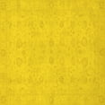 thumbnail image 1 of Ahgly Company Indoor Square Abstract Yellow Modern Area Rugs, 8' Square, 1 of 4