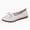 White, variant on Loafers for Women with Comfortable Rubber Sole Breathable Mesh Flats with Flower Retro Casual Ballet Flats For Daily & Walking