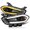 Black Housing Clear Lens, variant on Spec-D Tuning Black Smoke Projector Headlights w/ Switchback Sequential LED Signal Tube and Startup Animation Compatible with 2013-2016 Dodge Dart, Left + Right Pair Headlamps Assembly