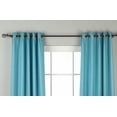 thumbnail image 2 of Turquoise Ring Top Matka Raw Silk Curtain / Drape  - 60W x 96L - Piece, 2 of 2