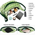 thumbnail image 3 of Kawaii Avocado Lover Print Hobo Purse for Women, Green Fresh Fruit Crossbody Tote, Lightweight Water-Resistant Shoulder Bag with Artistic Illustration Design, 3 of 4