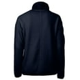 thumbnail image 3 of Women's Cutter & Buck Navy Toronto Blue Jays Cascade Eco Sherpa Fleece Full-Zip Jacket, 3 of 3