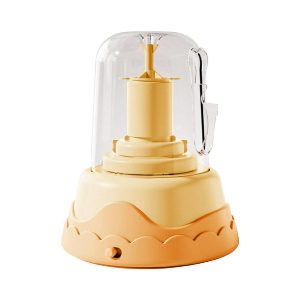 Juego de torno de cerámica para niños, máquina eléctrica para modelar arcilla para principiantes. Amarillo