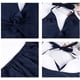 thumbnail image 5 of Traje de baño de maternidad Traje de baño de una pieza Halter Embarazo Traje de baño sólido con cordón ajustable Azul marino (S-Navy-S Sincero Electrónica, 5 of 5