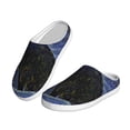 thumbnail image 2 of Lsque Shambhala Cat In Van Gogh Impressionist Pattern Womens Comfort Cotton on Scuff With Memory Foam and Anti-skid Sole Slipper-40/41, 2 of 7