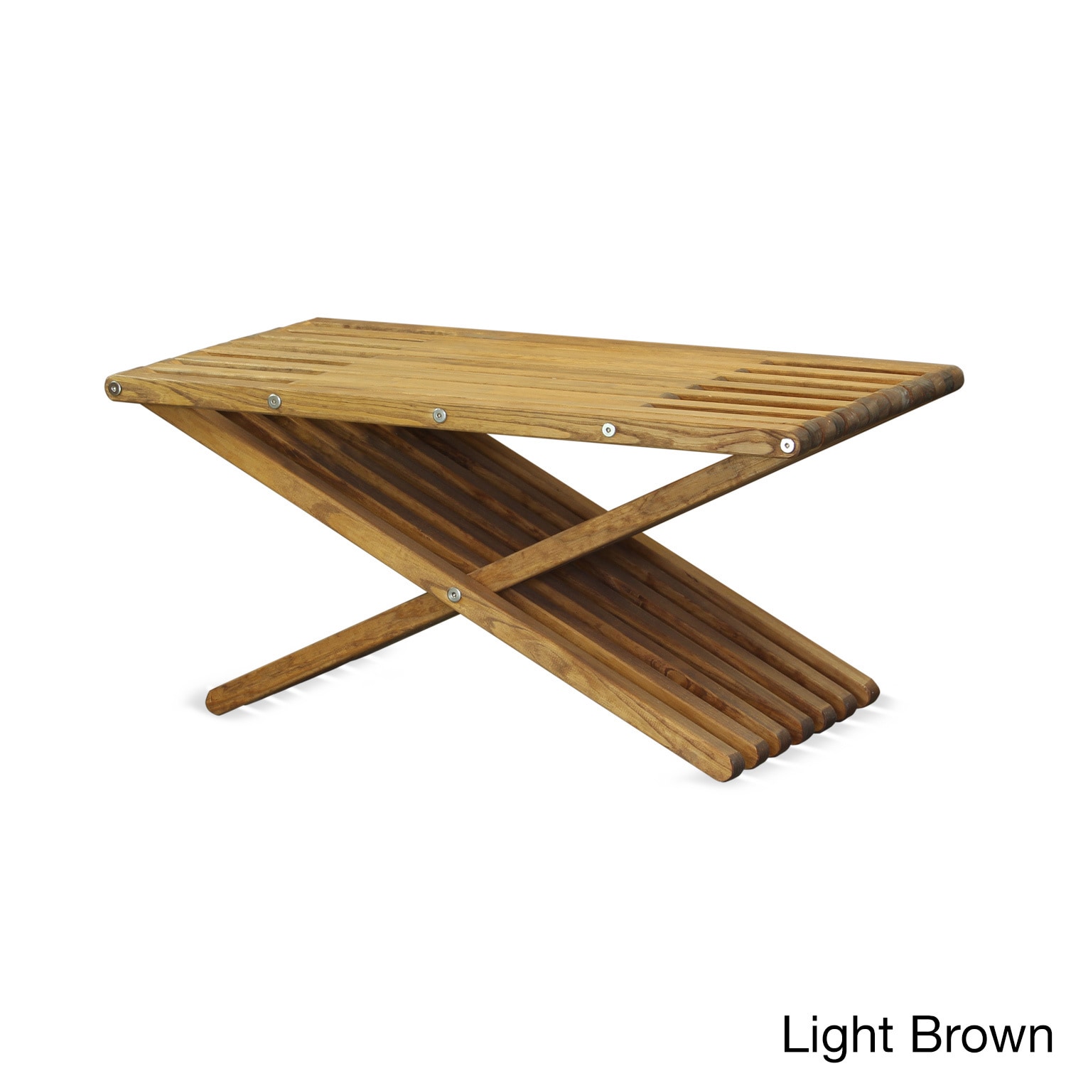 GloDea Eco Friendly Wood Coffee Table 20 x 36 by  Sky Blue - image 5 of 5